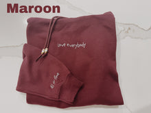Load image into Gallery viewer, "Love everybody" hoodie (Multiple colors available)